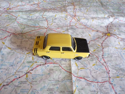 Simca 1000 rallye jaune - rallye,